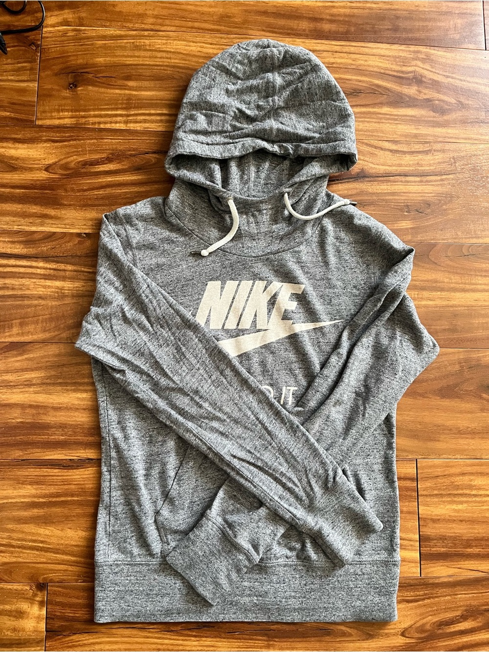 Nike Gray Hooded Sweatshirt